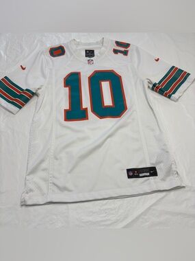 Nike Engineered Tyreek Hill #10 Miami Dolphins White Jersey Men’s Small